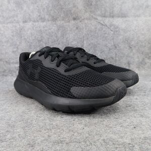 Under Armour Shoes Mens 9 Athletic Sneakers Surge Running Training Active Black